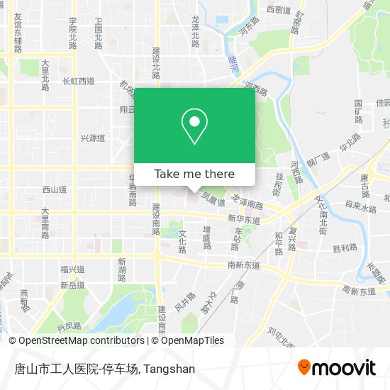 唐山市工人医院-停车场 map