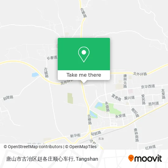 唐山市古冶区赵各庄顺心车行 map
