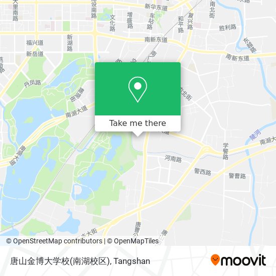 唐山金博大学校(南湖校区) map