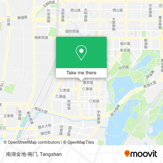 南湖金地-南门 map