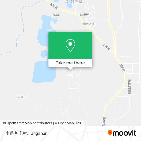 小岳各庄村 map