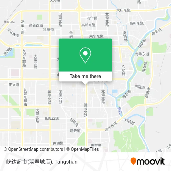 屹达超市(翡翠城店) map