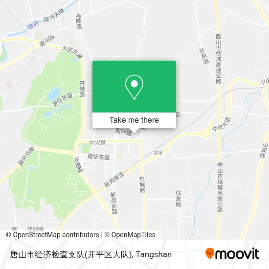 唐山市经济检查支队(开平区大队) map