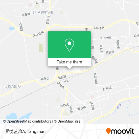 景悦蓝湾A map