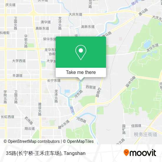 35路(长宁桥-王禾庄车场) map