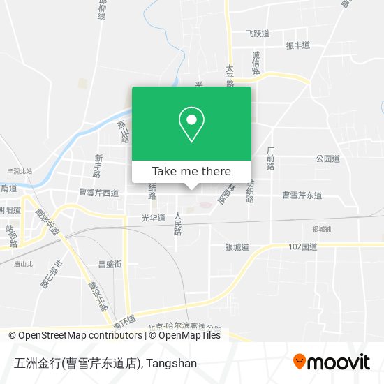 五洲金行(曹雪芹东道店) map