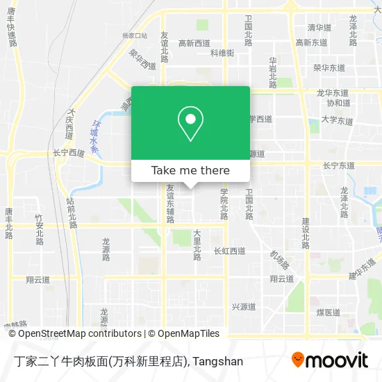 丁家二丫牛肉板面(万科新里程店) map