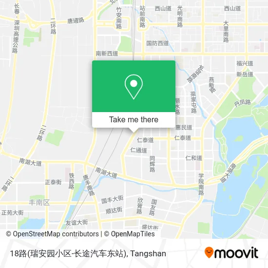 18路(瑞安园小区-长途汽车东站) map