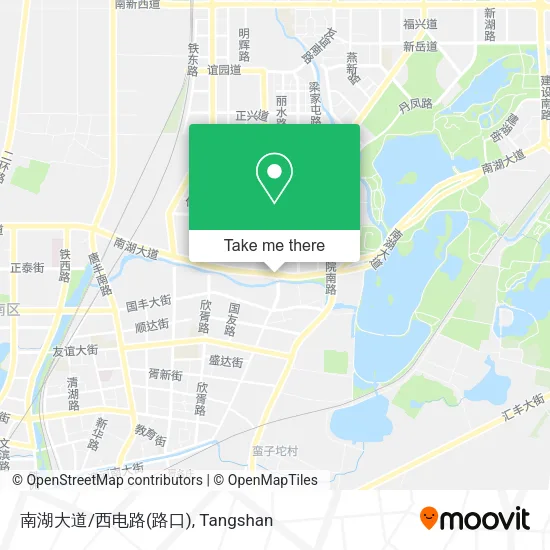 南湖大道/西电路(路口) map