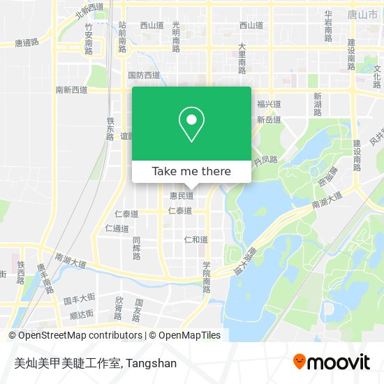 美灿美甲美睫工作室 map