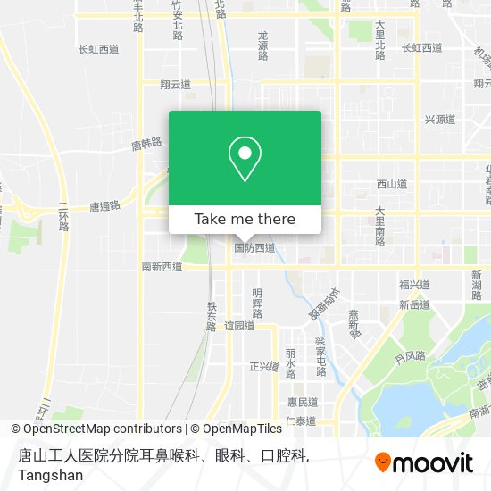 唐山工人医院分院耳鼻喉科、眼科、口腔科 map