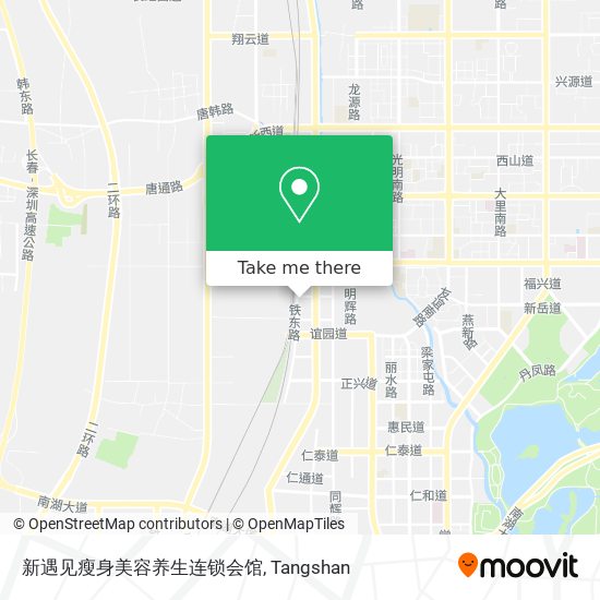 新遇见瘦身美容养生连锁会馆 map