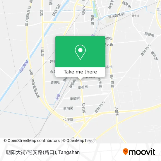 朝阳大街/迎宾路(路口) map