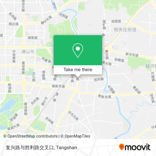 复兴路与胜利路交叉口 map