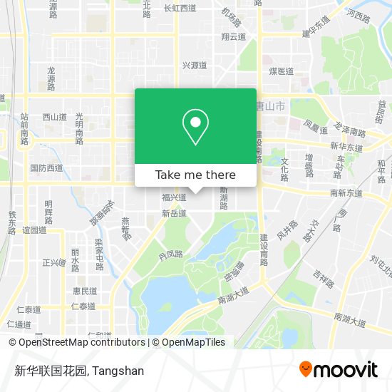 新华联国花园 map