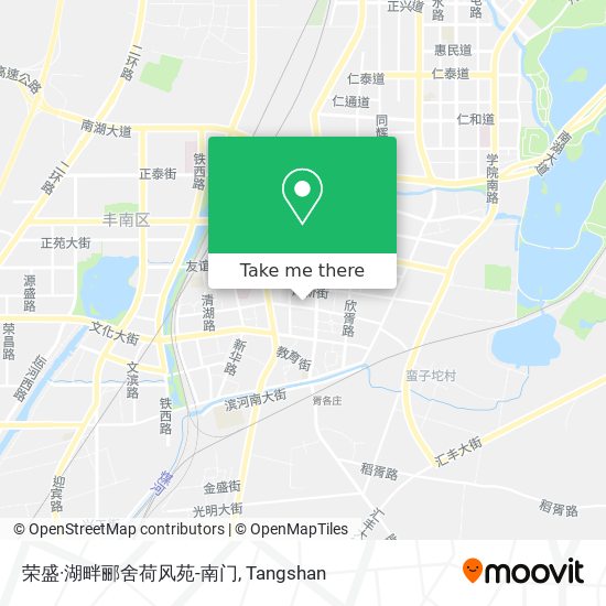 荣盛·湖畔郦舍荷风苑-南门 map