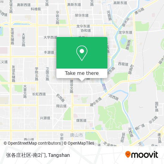 张各庄社区-南2门 map