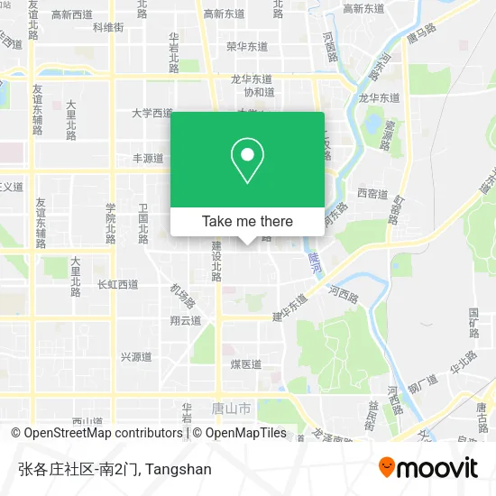 张各庄社区-南2门 map