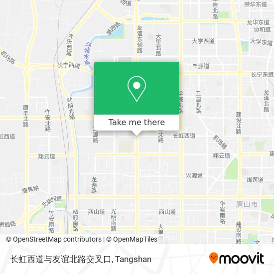 长虹西道与友谊北路交叉口 map