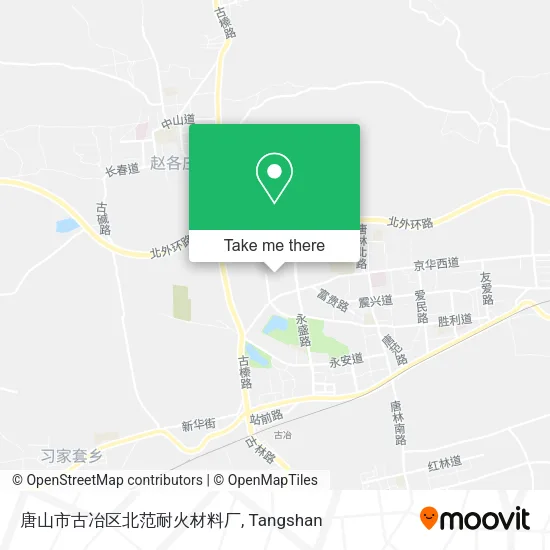 唐山市古冶区北范耐火材料厂 map