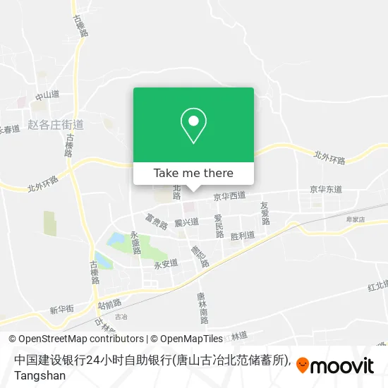 中国建设银行24小时自助银行(唐山古冶北范储蓄所) map