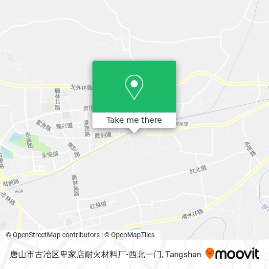 唐山市古冶区卑家店耐火材料厂-西北一门 map