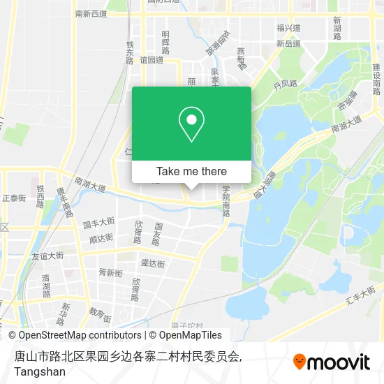 唐山市路北区果园乡边各寨二村村民委员会 map