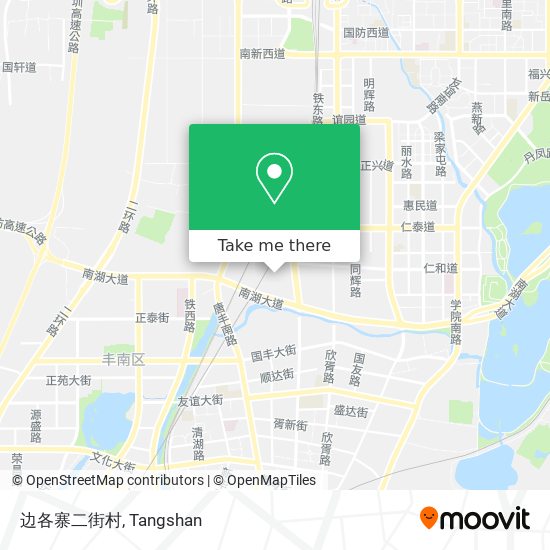边各寨二街村 map