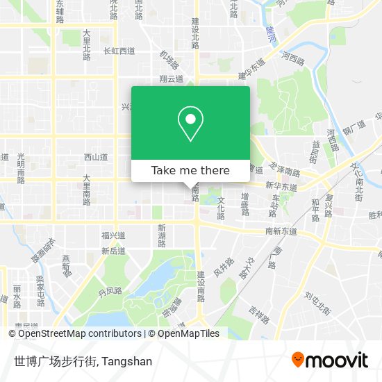 世博广场步行街 map