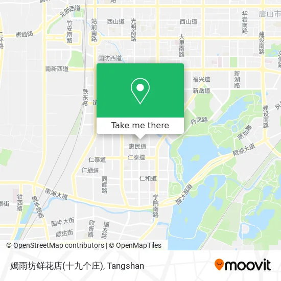 嫣雨坊鲜花店(十九个庄) map