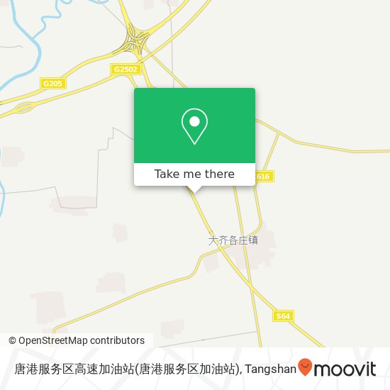 唐港服务区高速加油站(唐港服务区加油站) map