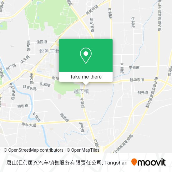 唐山汇京唐兴汽车销售服务有限责任公司 map