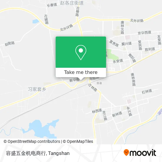 容盛五金机电商行 map