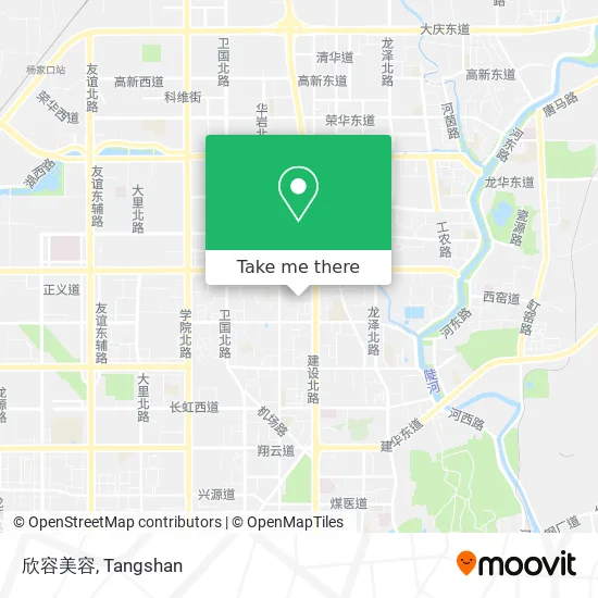 欣容美容 map
