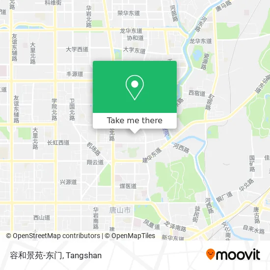 容和景苑-东门 map