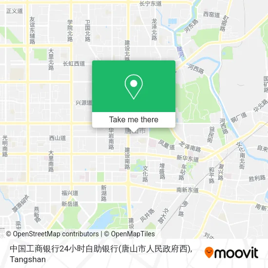 中国工商银行24小时自助银行(唐山市人民政府西) map