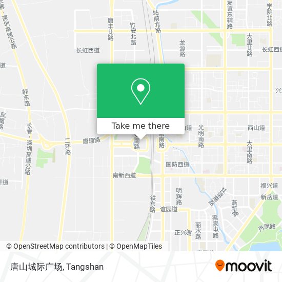 唐山城际广场 map