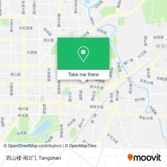 西山楼-南2门 map
