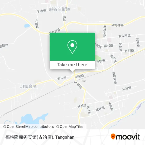 福特隆商务宾馆(古冶店) map