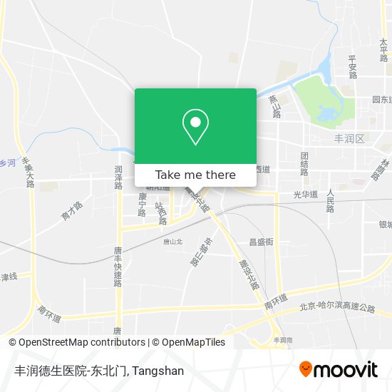 丰润德生医院-东北门 map