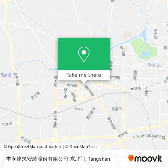 丰润建筑安装股份有限公司-东北门 map