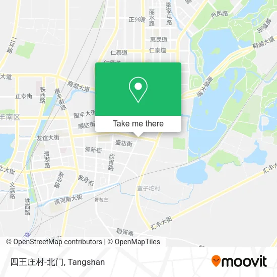 四王庄村-北门 map