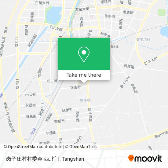 岗子庄村村委会-西北门 map