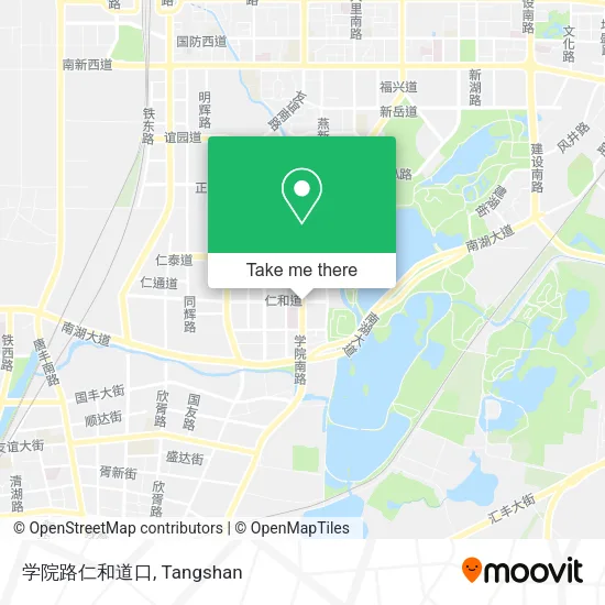 学院路仁和道口 map