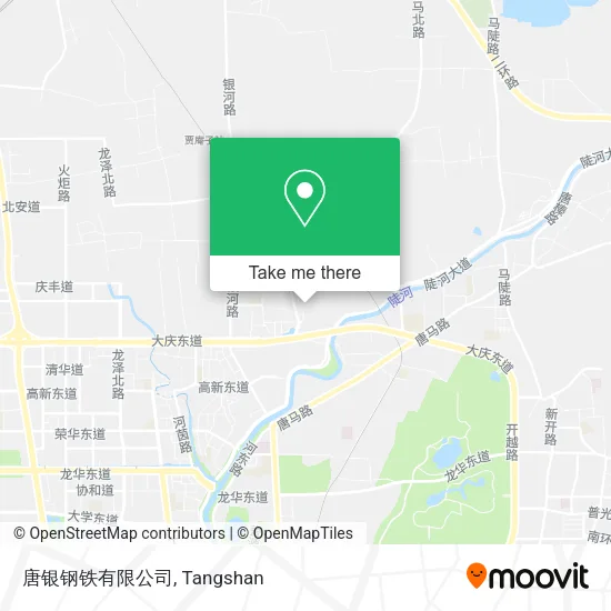 唐银钢铁有限公司 map