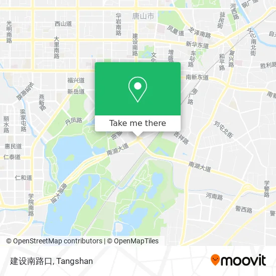 建设南路口 map