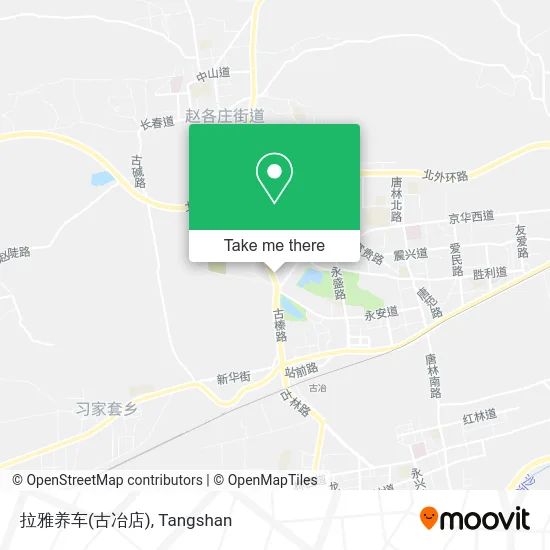 拉雅养车(古冶店) map