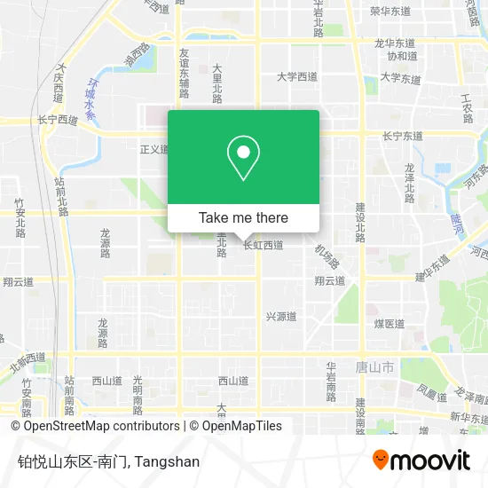 铂悦山东区-南门 map