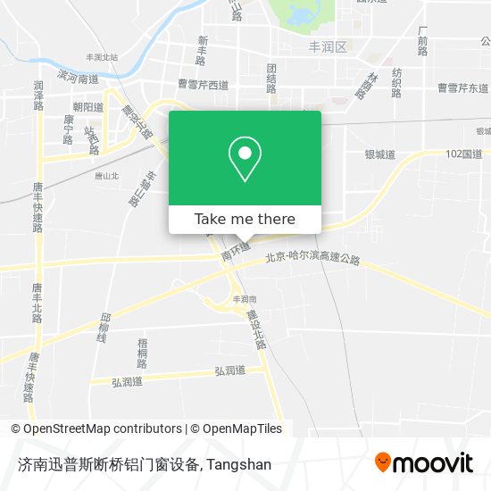 济南迅普斯断桥铝门窗设备 map