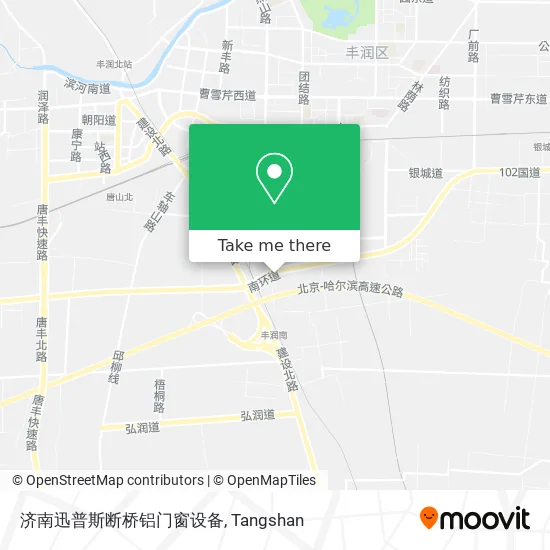 济南迅普斯断桥铝门窗设备 map